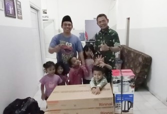 Bantuan Danrem 052/Wkr untuk panti asuhan