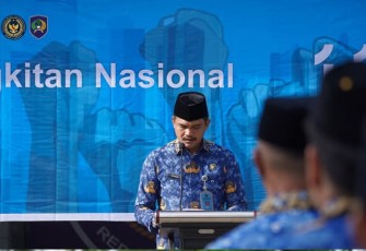 Karutan Pangkalan Brandan Erwin Siregar Pimpin Upacara Peringatan Harkitnas ke-117 Tahun 2025