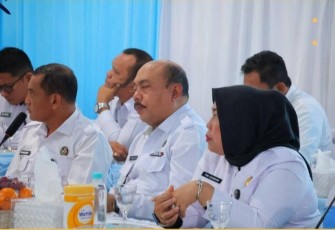 Tampak Kalapas Perempuan Kelas IIA Peristiwa Bru Sembiring S.H.,M.H Menghadiri Kegiatan Rakor Perbaikan Tata Kelola Lembaga Pemasyarakatan Bersama KSP RI