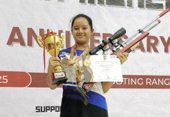 Atlet menembak Perbakin Kota Depok