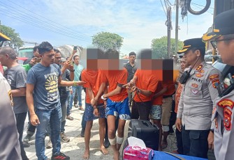 Polsek Sunggal Tanggkap Komplotan Begal Sadis Kerap Beraksi di Medan-Binjai