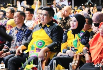 Bupati Bintan Roby Kurniawan Hadiri Malam Puncak ADUJAKNAS GenRe 2025