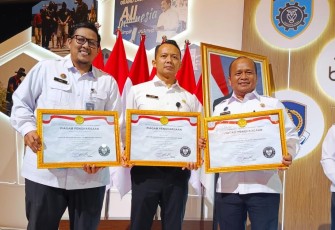 Penganugerahan Predikat Wilayah Bebas dari Korupsi Tahun 2025 yang diselenggarakan pada Selasa (16/12) di Jakarta.