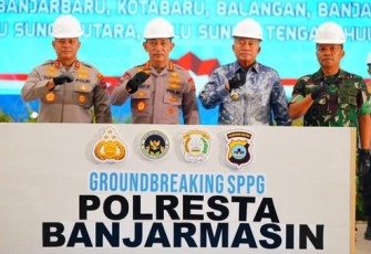 Jenderal Sigit meresmikan dua SPPG hingga Gerakan Pangan Murah di Polda Kalimantan Selatan.