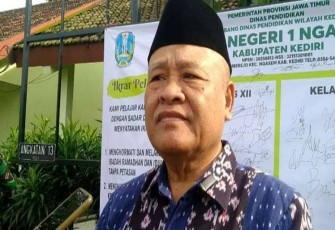 Kepala Dinas Pendidikan Kabupaten Kediri Muhammad Mucsin 