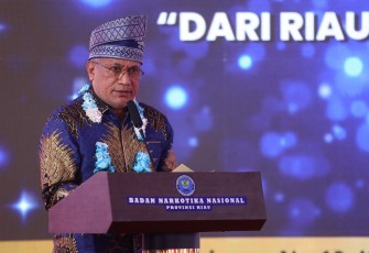 Kepala Badan Narkotika Nasional Republik Indonesia (BNN RI), Marthinus Hukom