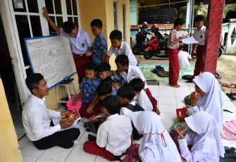 Ratusan Siswa di Leuwibatu