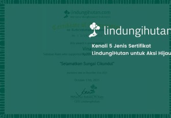 LindungiHutan Hadirkan 5 Jenis Sertifikat Digital sebagai Bukti Kontribusi Nyata Aksi Konservasi