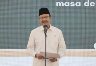 Menteri Sosial Saifullah Yusuf (Gus Ipul) di Pusat Pendidikan, Pelatihan dan Pengembangan Profesi (Pusdiklatbangprof) Kemensos, Jakarta, Rabu (3/9/2025). 