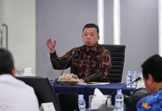Menteri ATR/Ka.BPN RI Nusron, di Aula Prona, Kementerian ATR/BPN, Jakarta, Senin (01/12/2025).