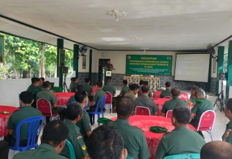 Kodim 0801/Pacitan menggelar kegiatan peningkatan kemampuan aparat komando kewilayahan