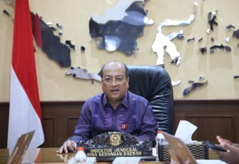 Pelaksana Harian (Plh.) Direktur Jenderal (Dirjen) Bina Keuda Kemendagri Horas Maurits Panjaitan