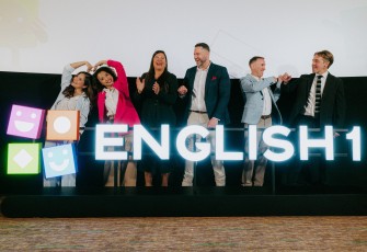 Peresmian perubahan nama EF Kids & Teens menjadi English 1 di kawasan Pondok Indah, Jakarta Selatan, 21 April 2025