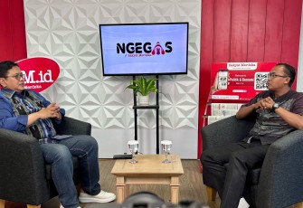 Viva Yoga saat tampil dalam ‘Podcast Ngegas Rakyat Merdeka’. Podcast yang direkam di Gedung Graha Pena,  Jakarta, 2/5/2025