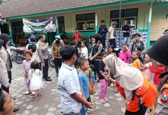 Polres Lumajang Lakukan Trauma Healing