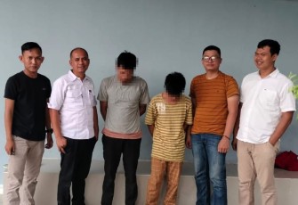 Dua Pelaku Curanmor Asal Lampung Timur Ditangkap Polsek Penawartama