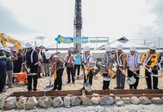 Peletakan batu pertama (groundbreaking) oleh Menteri Kesehatan RI, Budi Gunadi Sadikin, pada Jumat (4/7).