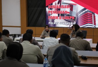 Seksi Pengawasan Polres Sukoharjo Sosialisasi LHKPN