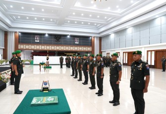 Sertijab di Jajaran Kodam XIITPR