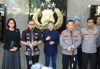 Kapolri Jenderal Listyo Sigit Prabowo dan Menteri P2MI Abdul Kadir Karding 