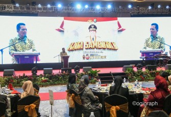 Gubernur Ansar Ahmad Hadiri Kenal Pamit dan Sinergitas Kolaborasi Bersama Kapolda Baru 