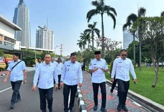 Wakil Bupati Tuba RDPU Bersama Gubernur dan Baleg DPR-RI