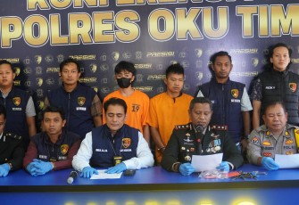 Dua Pelaku Diamankan Satreskrim Polres Oku Timur