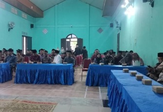 Danramil Tegalombo Hadiri Acara Bersih Desa