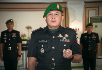 Kolonel Arm Untoro Hariyanto resmi menjabat sebagai Danrem 081/DSJ