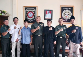 Danrem 081/DSJ Kolonel Arm Untoro Hariyanto kembali bergerilya dalam upayanya membangun komunikasi dengan seluruh komponen bangsa di Madiun Raya