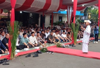 Danramil 01/Menteng Hadiri Buka Puasa Bersama di Mapolsek Metro Menteng 