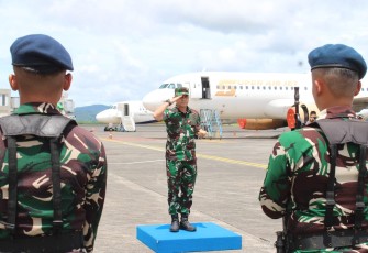 Pangkoops Udara II Tinjau Kesiapan Lanud Sam Ratulangi Manado 