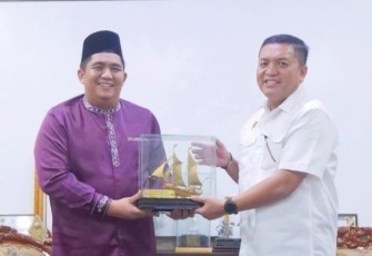 Bupati Roby Sambut Kunjungan Silahturahmi Kabinda Kepri