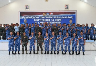 Puspotdirgaau Berikan Wawasan dan Sosialisasi Binpotdirga di Lanud Soewondo 