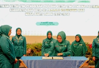 Pelantikan Ketua PKK dan Ketua Tim Posyandu