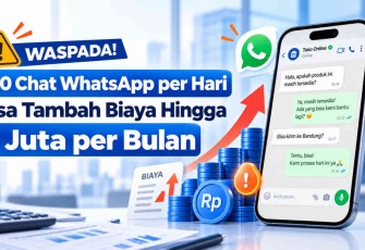 100 Chat WhatsApp per Hari Bisa Tambah Biaya hingga Rp5 Juta per Bulan?