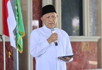 Ketua PBNU terpilih, KH Abdul Hakim Mahfudz 