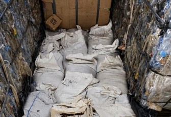 Bijih dan Balok Timah Ilegal. Foto: Satlap Tri Cakti 