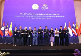 Pertemuan Pejabat Senior Ketenag akerjaan ASEAN (Senior Labour Officials Meeting/SLOM) di Bangkok, Thailand, 23–27 Agustus 2026