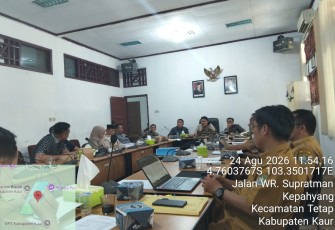 Banggar DPRD Kaur saat Gelar Rapat Bahas Rancangan KUA-PPAS APBD Perubahan 2026