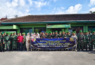 Kodim 0805/Ngawi dan Subdenpom Ngawi Gelar Sosialisasi Ops Gaktib 