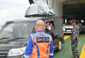 TNI AL saat Gelar Pengamanan Laut di Perairan Selat Bali