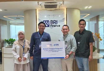 BRI Finance Gandeng YBM BRILiaN Salurkan Bantuan Kemanusiaan bagi Masyarakat Terdampak Gempa NTT