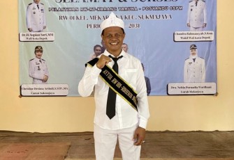 Ketua RW 01 Mekarjaya Rohendi Budiyana 