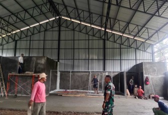 Pasiops Kodim Pacitan Kapten Inf Totok tinjau progres pembangunan KDKMP di wilayah 