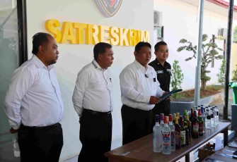 Polres Pamekasan gelar konferensi pers 