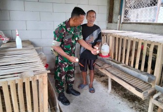 Peternak telur ayam Kub di wilayah desa binaan 