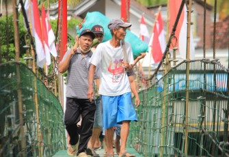 Jembatan gantung desa Prigi, Kecamatan Watulimo