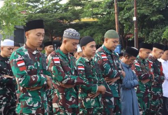 Sholat Ied Fitri di perbatasan 