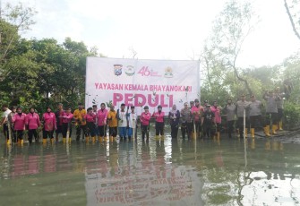 Peduli lingkungan tanam pohon